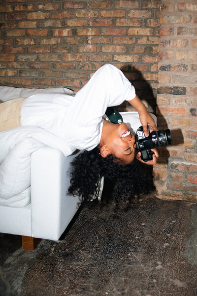 Jazzmin, founder of True Colors Creative, thinking about photography