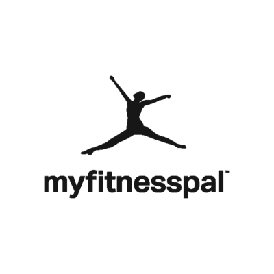 Logo of MyFitnessPal, featuring a stylized design that represents health and fitness tracking.
