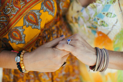 Couple popping champagne after their Proposal in Westchester New York