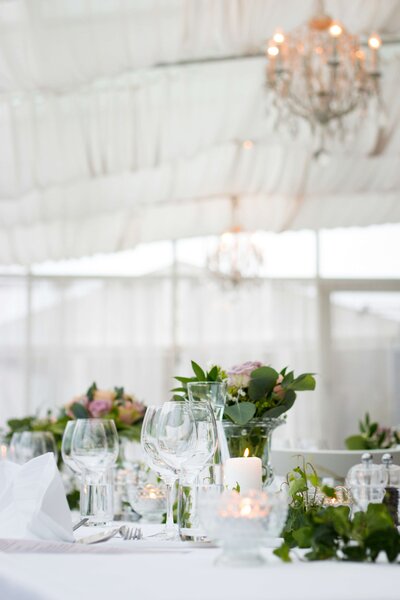 A Bride holding an elegant wedding bouquet