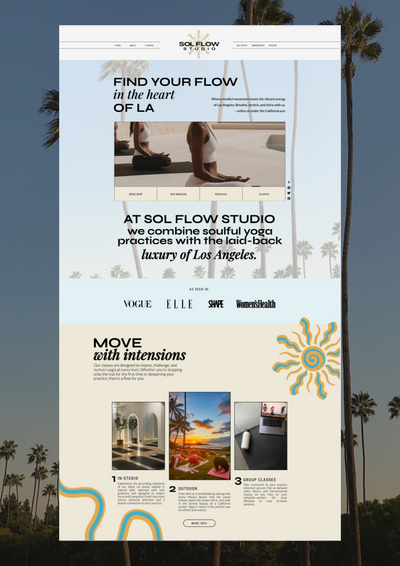 Sol Flow Website Homepage Framework