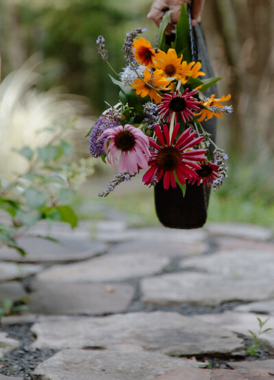 Fresh picked wildflowers