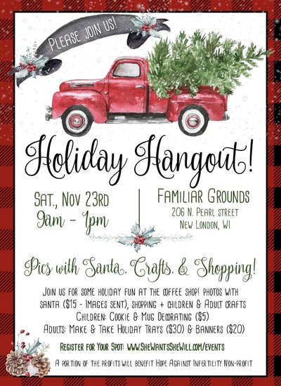 Holiday Hangout Flyer