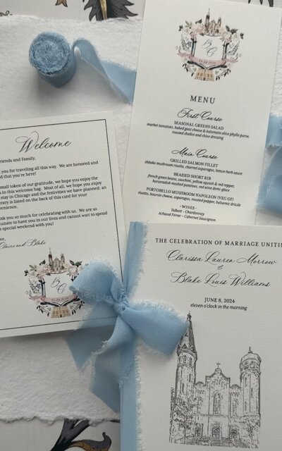 Wedding Day-of Stationery