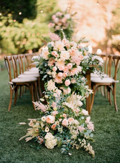 Allison and Adam's wedding at Calistoga Ranch in Calistoga, California featured in Carats and Cake.
