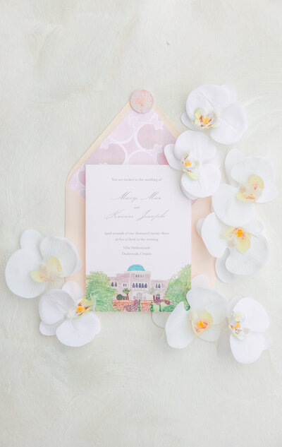 Croatia Destination Wedding Invitations