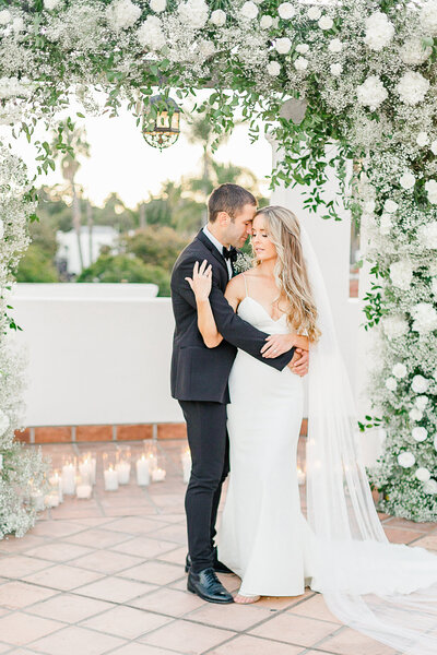 Bride and groom photographed by midwest wedding photographer