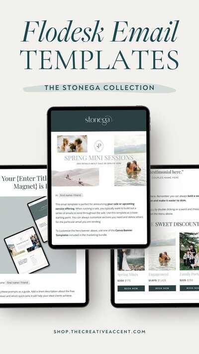 elegant social media canva templates for castella