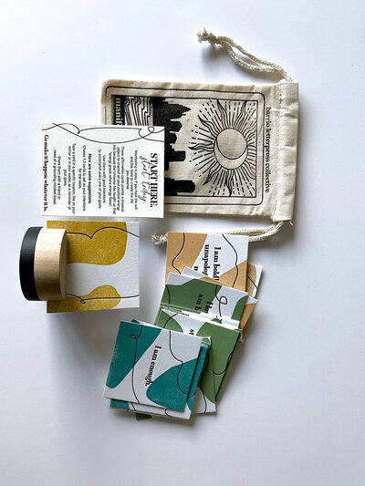 barrio letterpress manifesting magic kit product photo