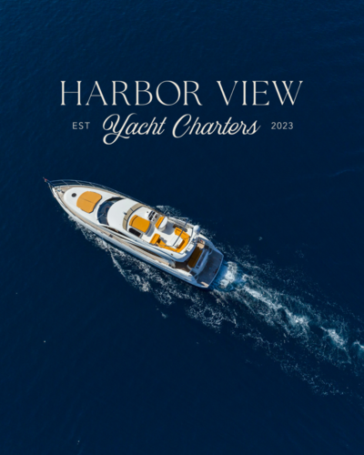 Custom logo design for Harbor View Yacht Charter in New York