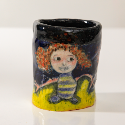 Michelle-Spiziri-Abstract-Artist-Ceramics-Little-Cups-Merry-Go-Round-1