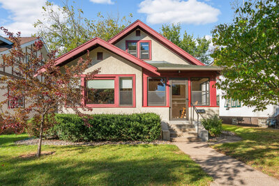 Tudor revival home exterior in Saint Paul