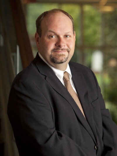 Lee Dickinson a Wyoming attorney in a black suit