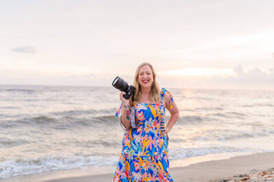 headshot of a St. Pete whimsical wedding photographer