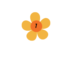 Retro Daisies in Retro Star Template Symbolizing Timeless Beauty and Nostalgia