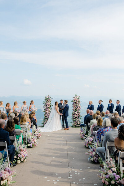 Jackson Hole Wedding ceremony