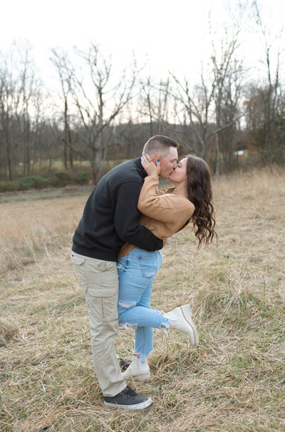 Engagement session in Harford County, Maryland