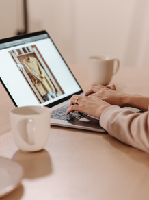 Nike shoes in a design for social media