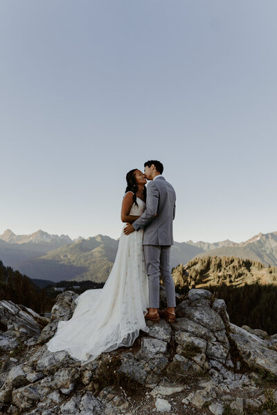 Artist Point Adventure Elopement Bridals North Cascades Washington