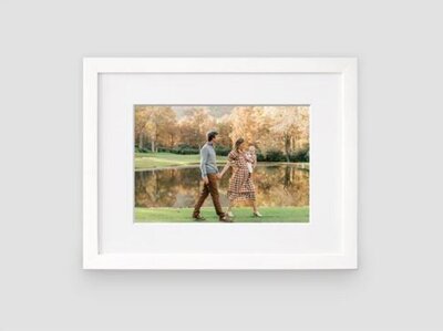 Bride and groom walk up memorial steps at their DC wedding