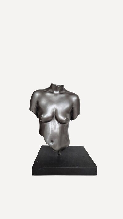 Vrouwen buste beeld brons