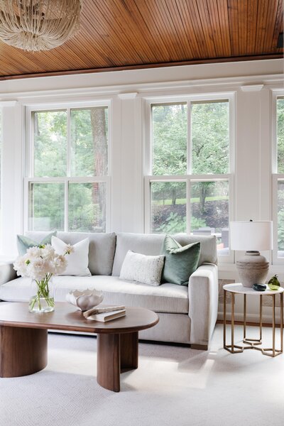 Regency project designed by Glass House Design Group in Boston. Effortlessly chic New England interior design that works for real life.