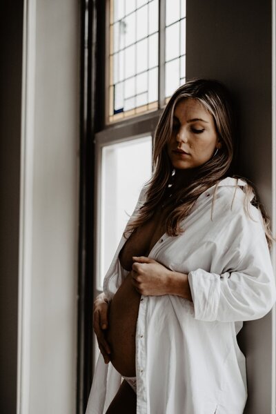 Zwangerschapsshoots in Ede en Veenendaal Studio Dien