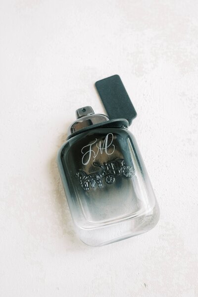 Custom engraved fragrance bottle