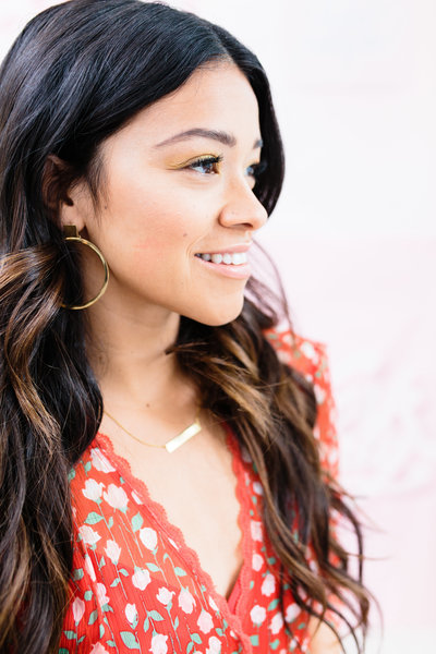 Photo of Gina Rodriguez, star of jane the virgin and Annihilation taken by celebrity wedding photographer smith house photography