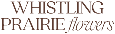Best logos for floral brands in Canada Whistling Prairie Flowers