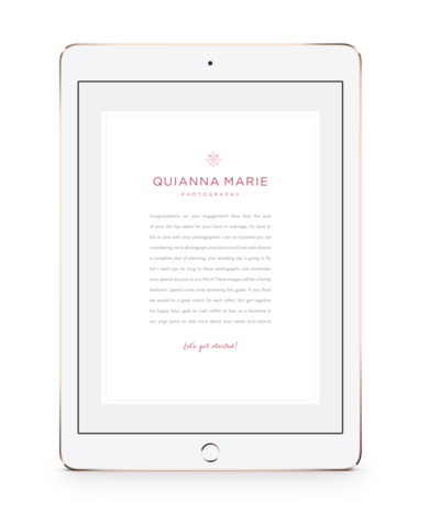 iPad Quianna Web