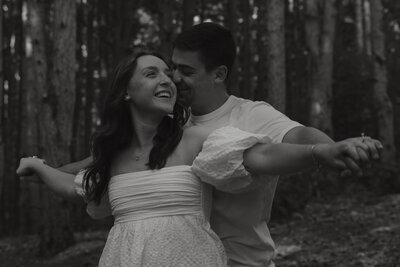 black and white couples photo