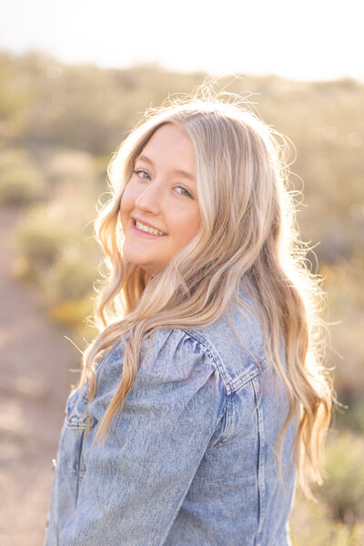 Peoria AZ senior girl session at Lake Pleasant with Kendra Shank Photography.