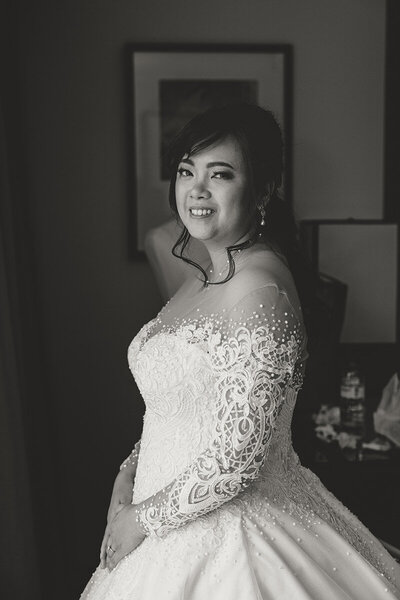 Asian bride during her portrait session