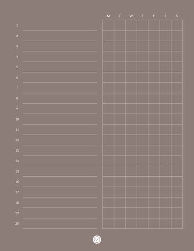 Notebook No 06 Digital Planner by Click 2 Plan-134