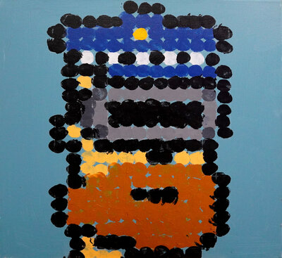 Brent Ray Fraser Cryptopunk Penis Painting - 08