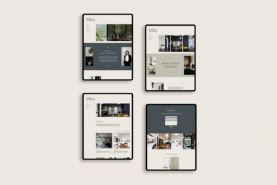 Maria Pomeroy Interiors brand design and website design