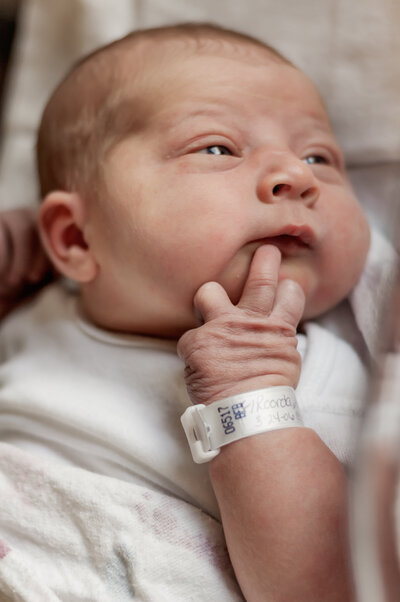 newborn baby girl at Plano Presby Texas Health Plano
