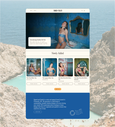 Signed and Sealed Website