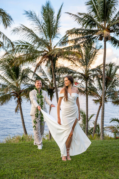 Kona Hawaii wedding by big island hawaii photographer