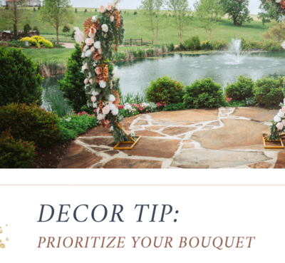 decor tips - Baltimore wedding photography