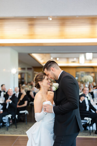 first dance at wedding in Carmel California