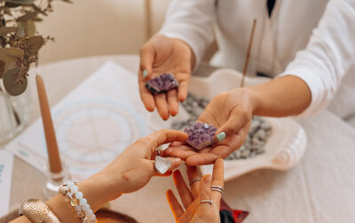 Reiki crystal healing hands