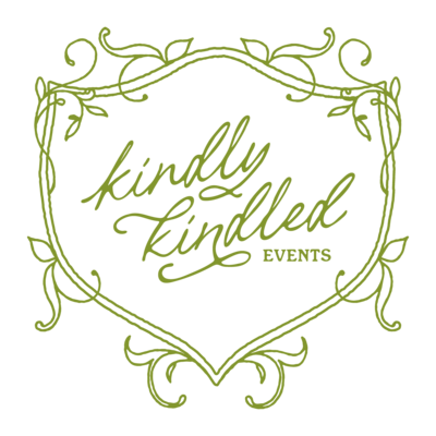 Kindly Kindled Events primary logo green