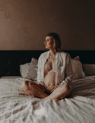 Man met zwangere vrouw