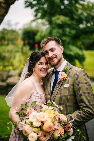 Bride and groom married at The Hospitium