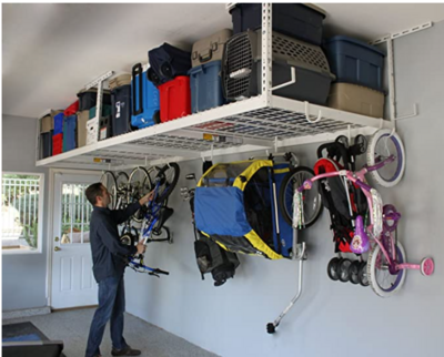 Samantha Pregenzer Simply Organized  Overhead garage storage combo kit