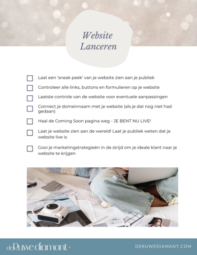 Freebie Website launch checklist