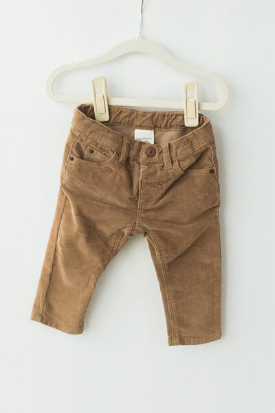 brown corduroy pants for baby boy