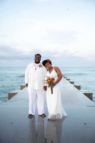 elopement at florida beach